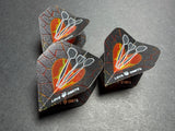 3x sets of LoveDarts Fire Flights (9 flights)
