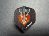 3x sets of LoveDarts Fire Flights (9 flights)