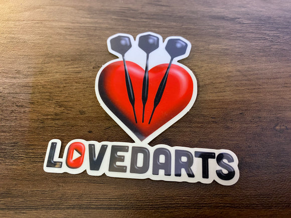 LoveDarts 3D Sticker Black Arrows