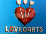 LoveDarts 3D Sticker White Arrows