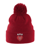 Pom Pom Beanie LoveDarts white arrows