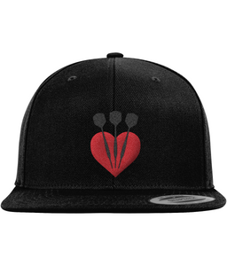 The Classic Snapback Cap LoveDarts black arrows