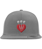 The Classic Snapback Cap LoveDarts white arrows