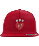 The Classic Snapback Cap LoveDarts white arrows